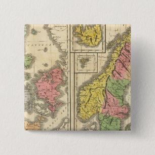 Dänemark, Schweden und Norwegen Button