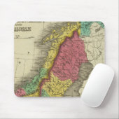 Dänemark, Schweden und Norwegen Mousepad (Mit Mouse)