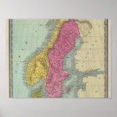 Dänemark Schweden und Norwegen Poster (Vorne)