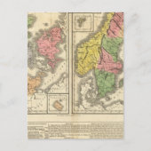 Dänemark, Schweden und Norwegen Postkarte (Vorderseite)