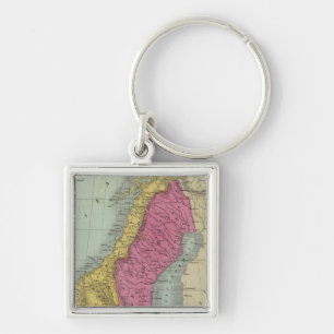 Dänemark Schweden und Norwegen Schlüsselanhänger