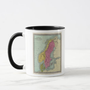 Dänemark Schweden und Norwegen Tasse