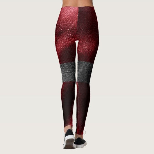 Dänemark - Seidenflagge Leggings (Rückseite)