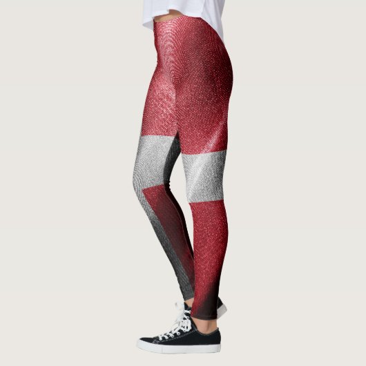 Dänemark - Seidenflagge Leggings (Links)