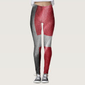 Dänemark - Seidenflagge Leggings (Vorderseite)