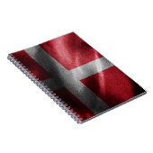 Dänemark - Seidenflagge Notizblock (Rechte Seite)