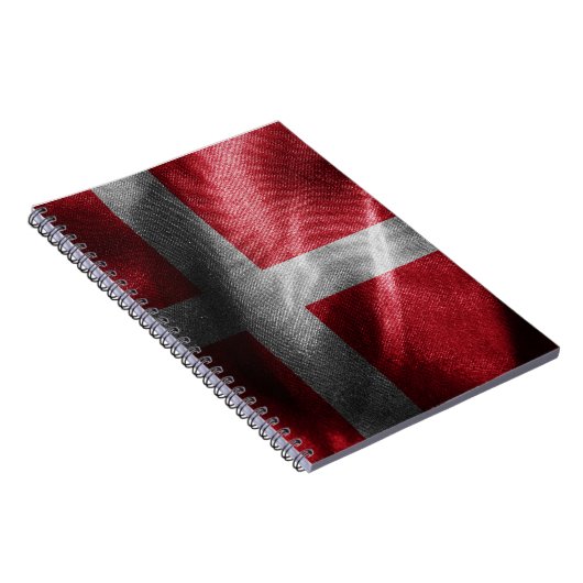 Dänemark - Seidenflagge Notizblock (Rechte Seite)