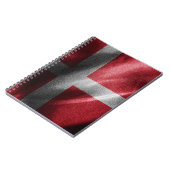 Dänemark - Seidenflagge Notizblock (Linke Seite)