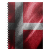 Dänemark - Seidenflagge Notizblock (Vorderseite)