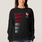 Dänemark Soccer Jersey Sweatshirt (Vorderseite)