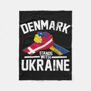 Dänemark steht hinter der Ukraine Ukrainische däni Fleecedecke