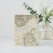 Dänemark, Südnorwegen Postkarte (Stehend Vorderseite)