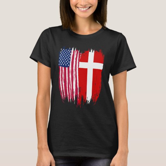 Dänemark T-Shirt (Vorderseite)