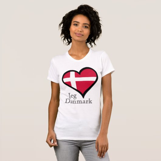 DÄNEMARK T-Shirt (Vorne ganz)