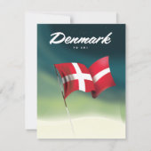 Dänemark "To ski" Reiseplakat (Rückseite)
