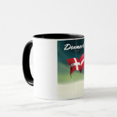 Dänemark "To ski" Reiseplakat Tasse (Vorderseite Links)