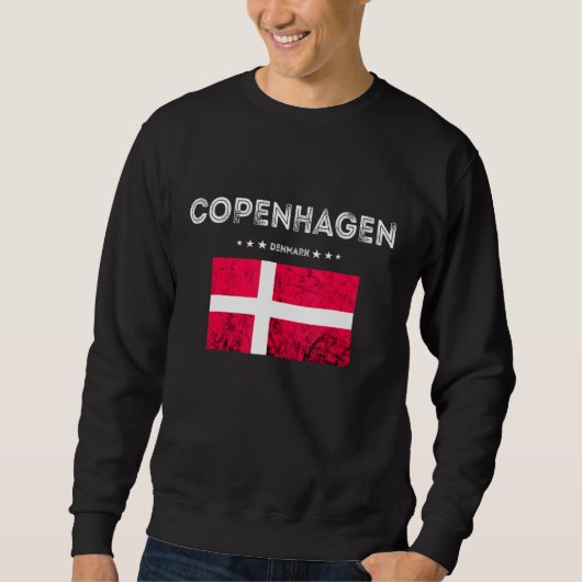 Dänemark Trip Dannebrog Flag Danish Kobe Sweatshirt (Vorderseite)
