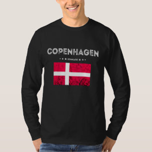 Dänemark Trip Dannebrog Flag Danish Kobe T-Shirt