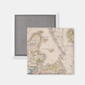 Dänemark und Deutschland Magnet (Vorderseite/Rückseite)