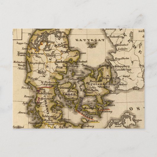 Dänemark und Island 2 Postkarte (Vorderseite)