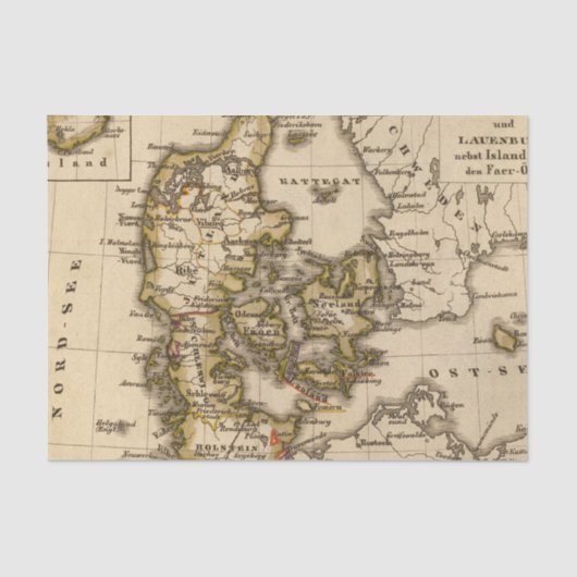 Dänemark und Island 2 Seidenpapier (Vorderseite)