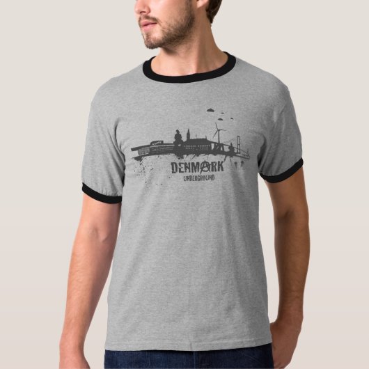 Dänemark-Untergrund T-Shirt (Vorderseite)