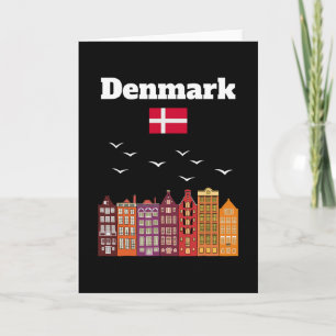 Dänemark Urlaub Liebhaber Reise Souvenir Dänische Karte