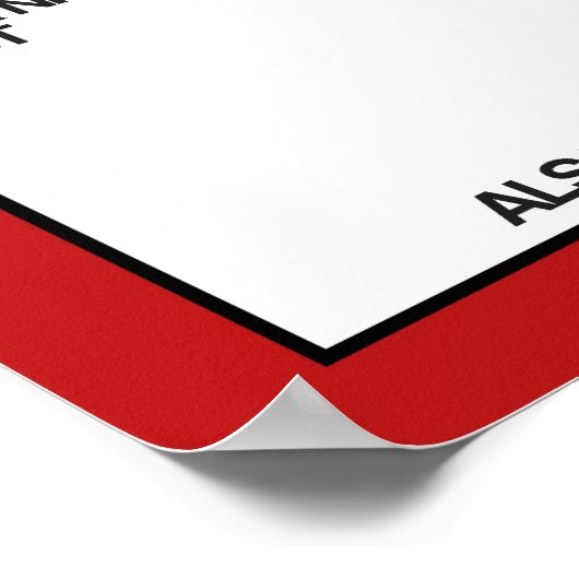 Dänemark - V.N.D. Poster (Ecke)