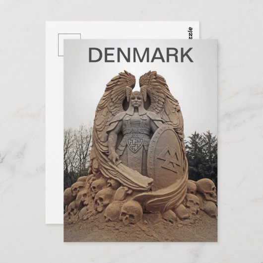Dänemark Valkyrie Postcard! Postkarte (Vorne/Hinten)
