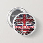 Dänemark Vereinigtes Königreich British Tree Button (Vorne & Hinten)
