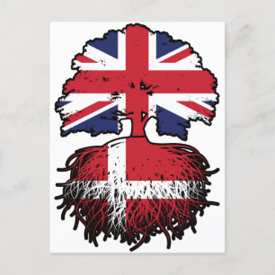 Dänemark Vereinigtes Königreich Dänemark Großbrita Postkarte