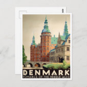 Dänemark Vintage Reise Postkarte (Vorne/Hinten)