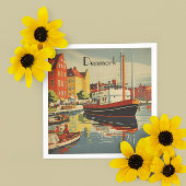 Dänemark Vintage Travel Poster kundenspezifisch