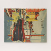 Dänemark Vintage Travel Poster kundenspezifisch Puzzle (Horizontal)