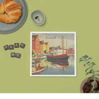 Dänemark Vintage Travel Poster kundenspezifisch