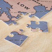 Dänemark Vintage Wettervorhersage Puzzle (Seite)