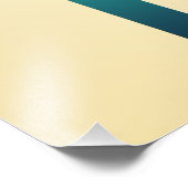 Dänemark Vintager Reiseplan Fotodruck (Ecke)