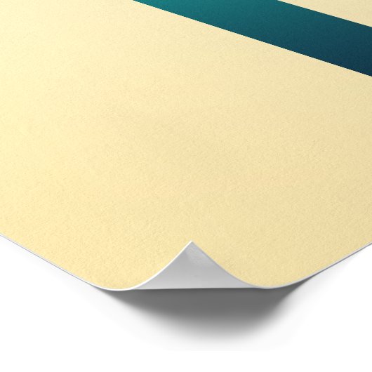 Dänemark Vintager Reiseplan Poster (Ecke)