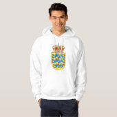 Dänemark-Wappen DK Hoodie (Vorne ganz)