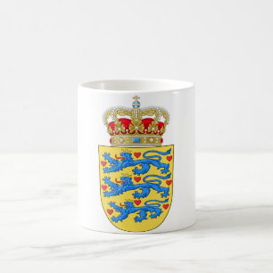 Dänemark Wappen Kaffeetasse