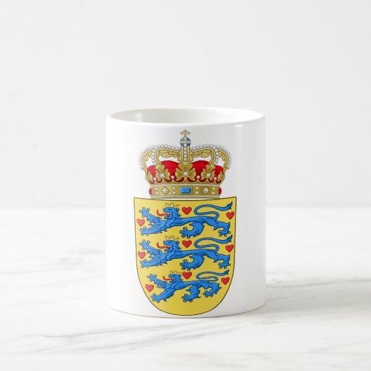 Dänemark Wappen Kaffeetasse (Mittel)