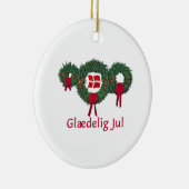 Dänemark-Weihnachten 2 Keramik Ornament (Rechts)