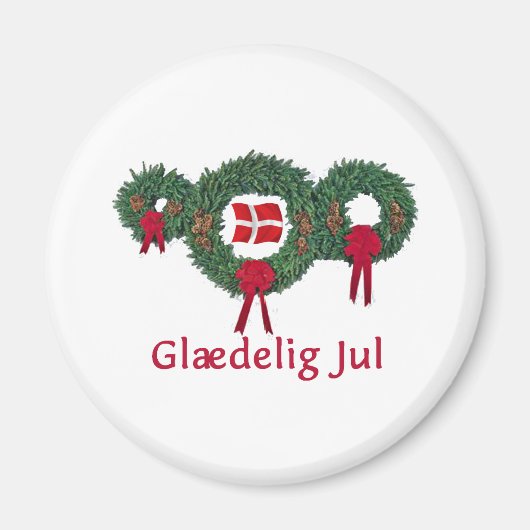 Dänemark Weihnachten 2 Magnet (Vorne)
