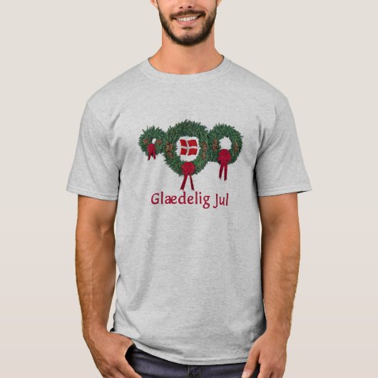 Dänemark-Weihnachten 2 T-Shirt (Vorderseite)