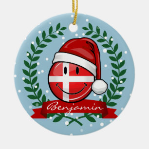 Dänemark Weihnachten  Keramik Ornament