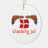 Dänemark-Weihnachten Keramikornament (Links)