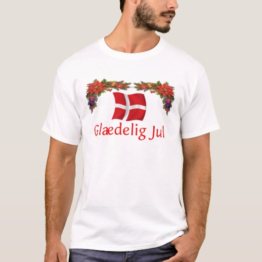 Dänemark-Weihnachten T-Shirt (Vorderseite)