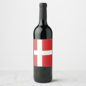 Dänemark Weinetikett (Vorderseite)