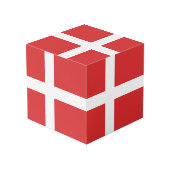 Dänemark Würfel (Rückseite Schrägansicht)