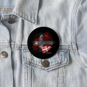 Dänemarkflagge Button
